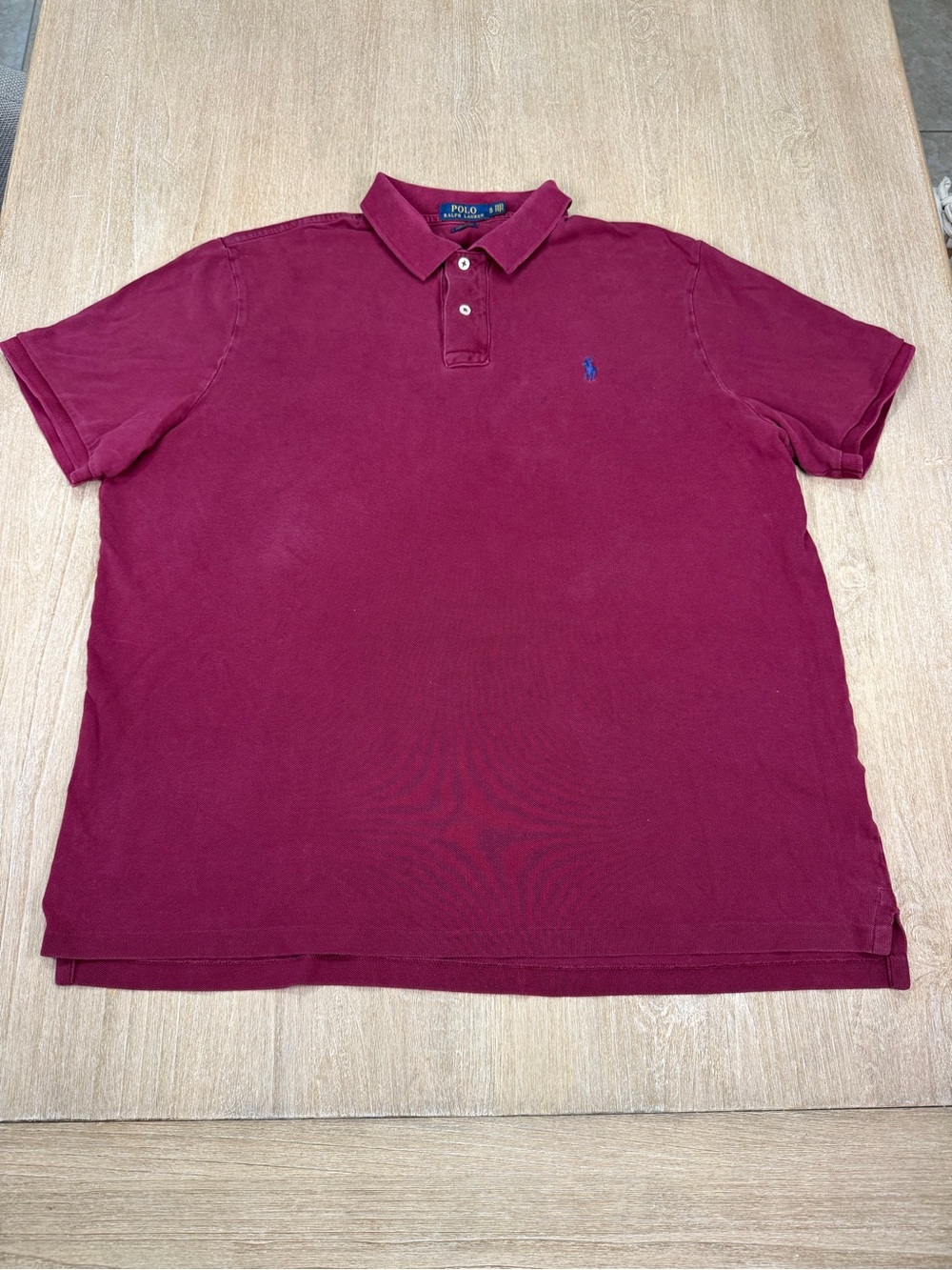 Polo by Ralph Lauren Men's Burgundy Polo Shirt